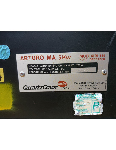 QuartzColor 4101 Arturo 5kw Pole Operated Studio Light