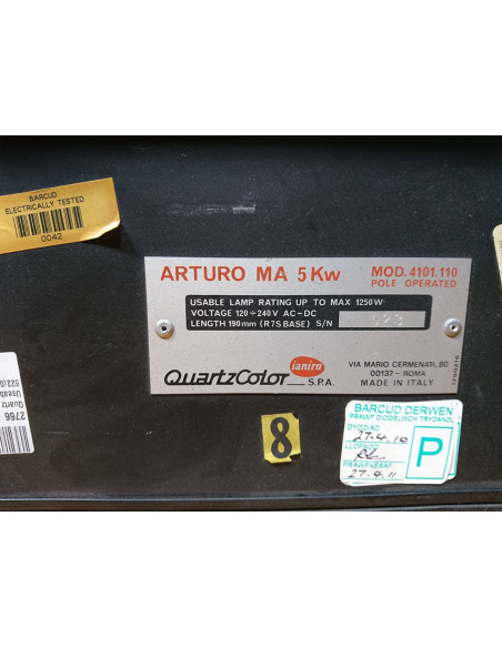 QuartzColor 4101 Arturo 5kw Pole Operated Studio Light