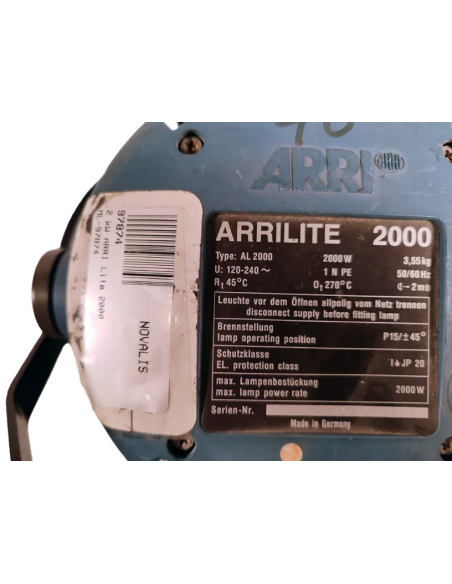 Arri Arrilite 2kW Tungsten Open Face